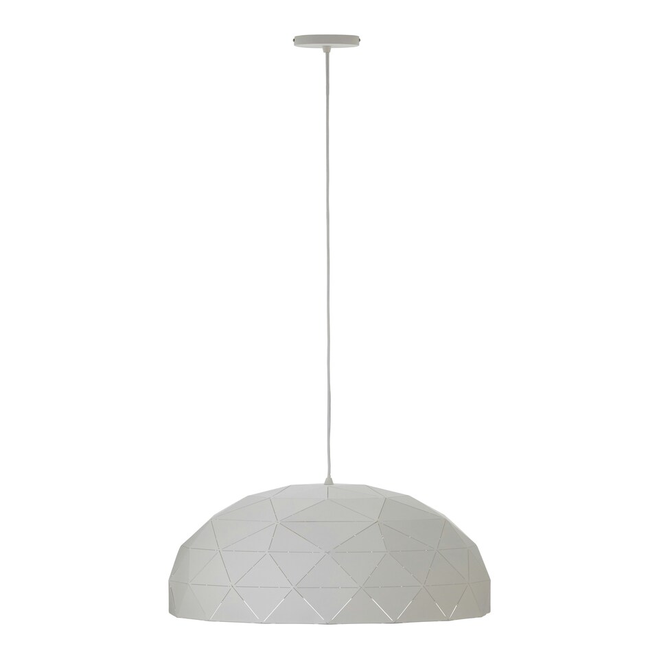 image 1 of Interiors by Premier Large White Dome Pendant Light