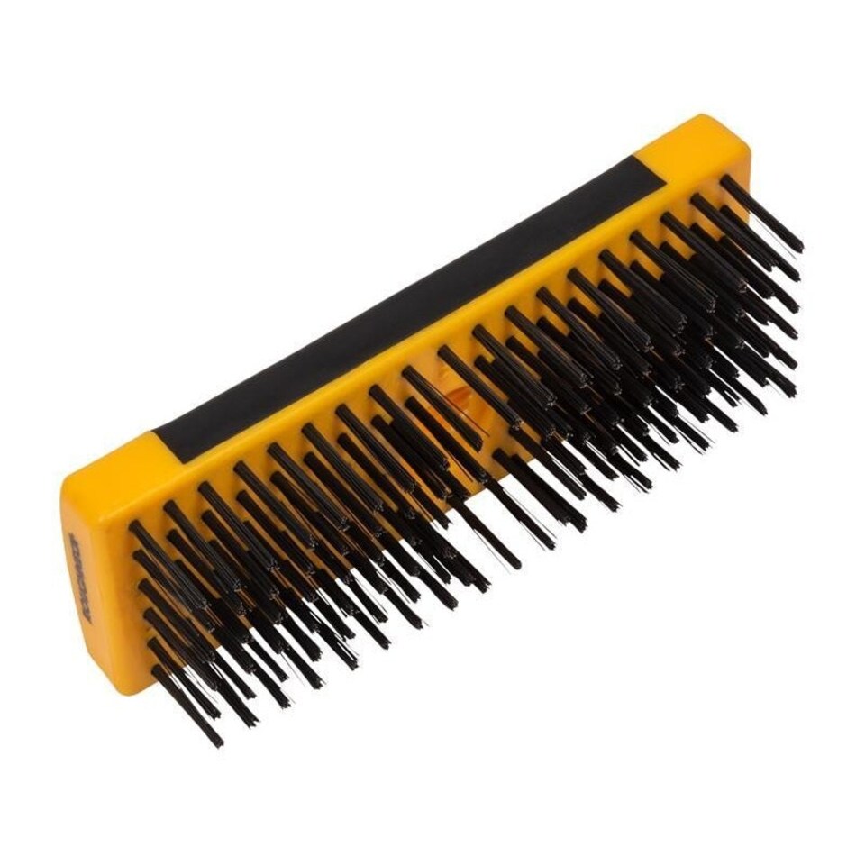 Roughneck Heavy-duty Scrub Brush Soft Grip 200mm (8in) No Handle - Multi Colour - One Size Multi