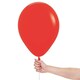 image 2 of Fashion Solid Ruby Red Sempertex Biodegradable Latex Balloons 30cm / 12 in - Pack of 50 Red