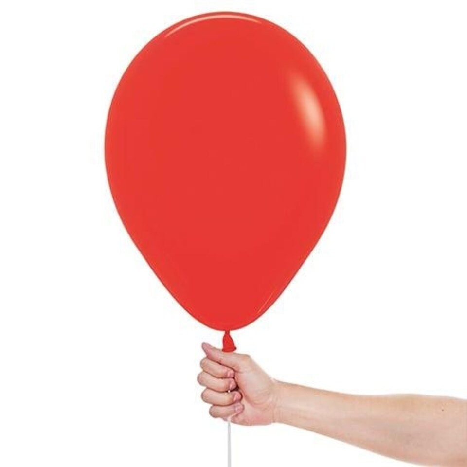 image 1 of Fashion Solid Ruby Red Sempertex Biodegradable Latex Balloons 30cm / 12 in - Pack of 50 Red