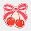 Cherry Bow - out of stock