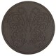 image 1 of Nicoman Round Brown Butterfly Stepping Stone - Pack of 1 | Brown | Bown | Pack of 1