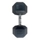 image 6 of HXGN Pro Hex Dumbbells — Pair, 22.5 kg Each, Knurled Steel Handles | Multi | 22.5kg