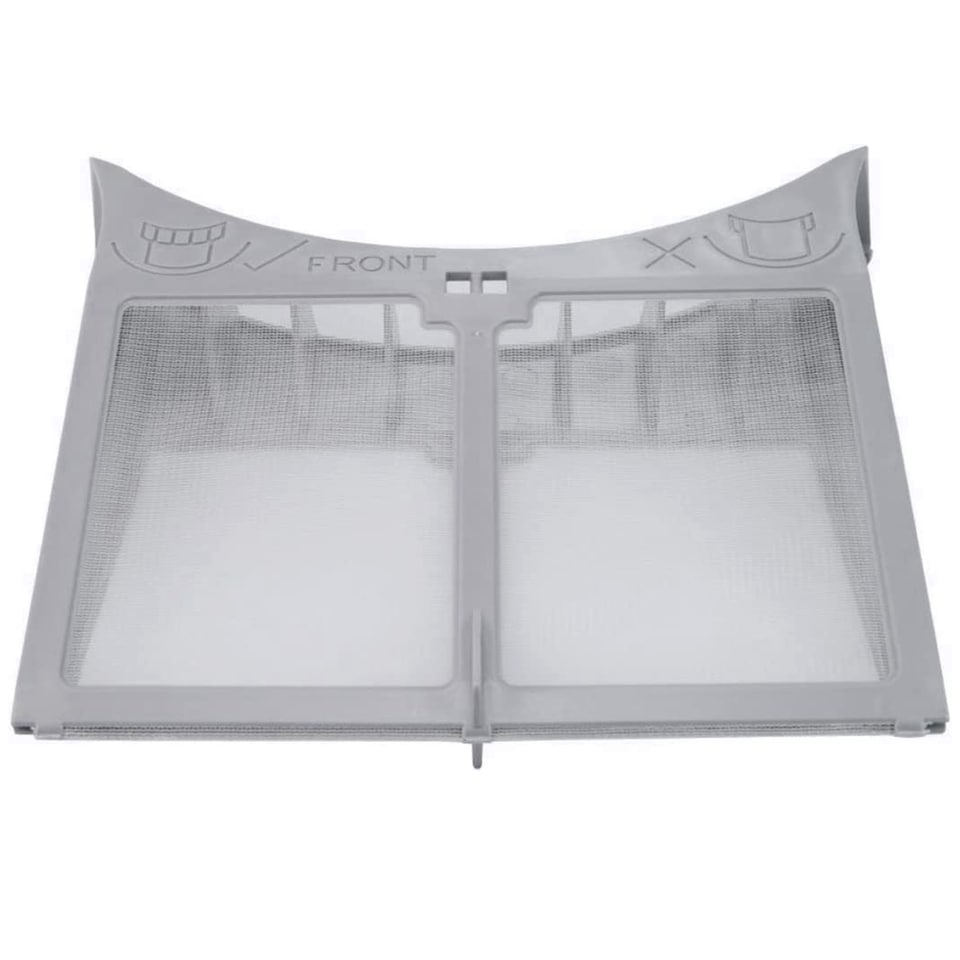 image 1 of SPARES2GO Hinged Lint Screen Fluff Filter compatible with Creda Tumble Dryers TU11 37760 37761 T520VW T522VW TDL30PE