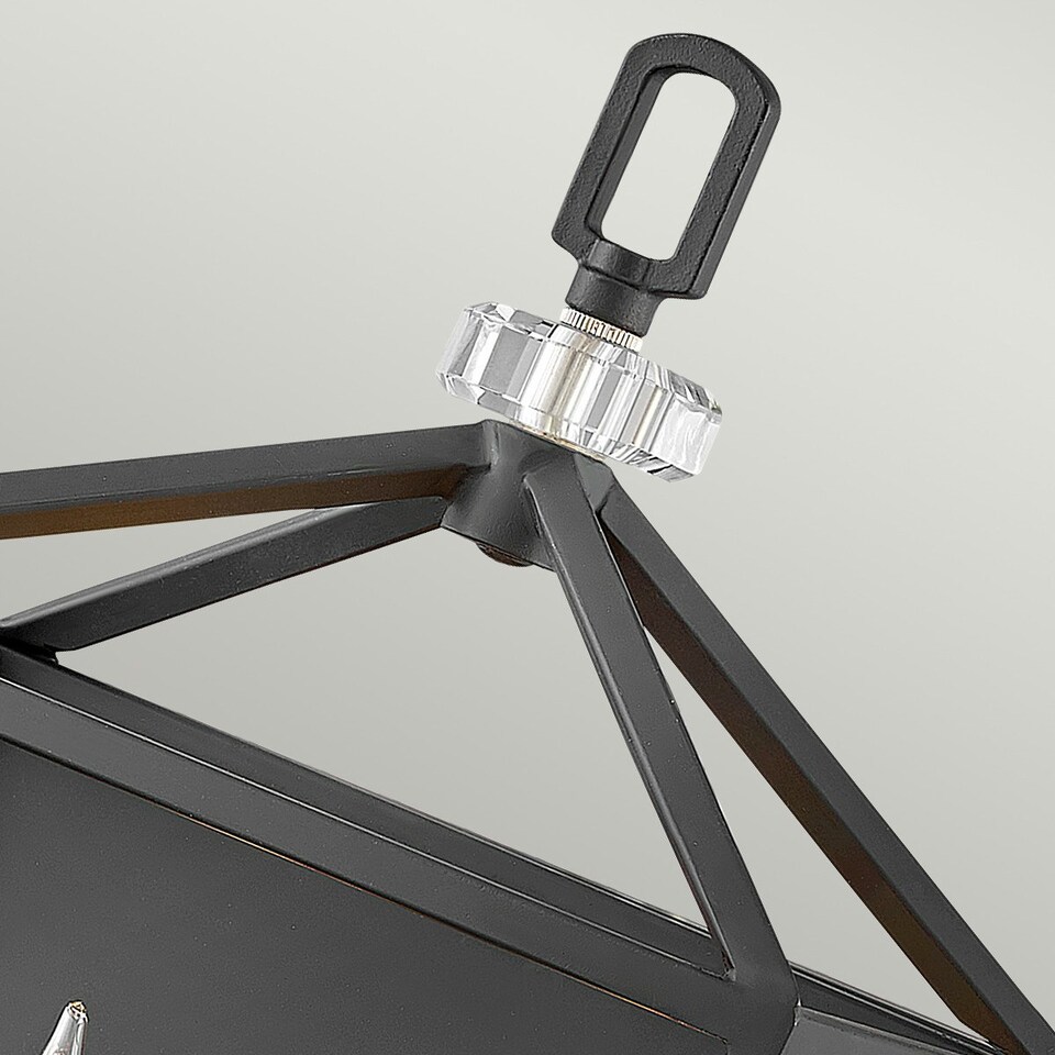image 1 of Hinkley Stinson Lanterns Pendant Ceiling Light Black with Polished Nickel