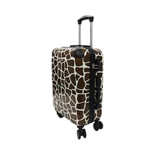 Animal Print Hard Shell Cabin Suitcase Lightweight Spinner Carry On