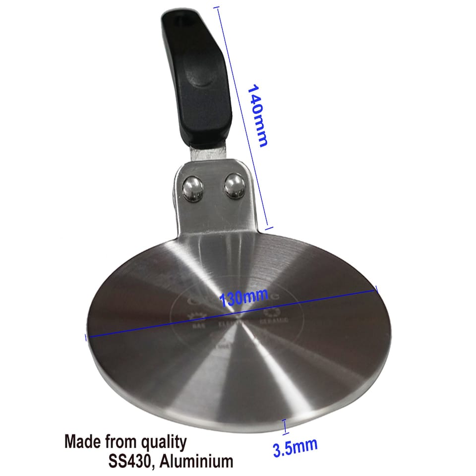 image 1 of Induction Plate Hob Heat Diffuser Pan Adapter 13cm