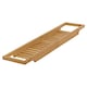 image 6 of Bamboo Bath Tub Caddy Tray Wooden Rack Shelf Organiser