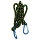 image 1 of 72" Bungee Strap with Aluminium Carabiners Hook Tie Down Fastener Holder 1pc