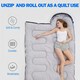 image 5 of Sleeping Bags Adults 3 Season Backpacking Waterproof Hiking Camping Waterproof Blue