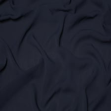 Minerva Core Range Navy Pebble Textured Stretch Woven Crepe Fabric for Dressmaking, 142.5cm / 56" Wide - per metre