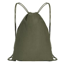 XD Collection Impact Cotton Aware Drawstring Bag - Green - One Size Green
