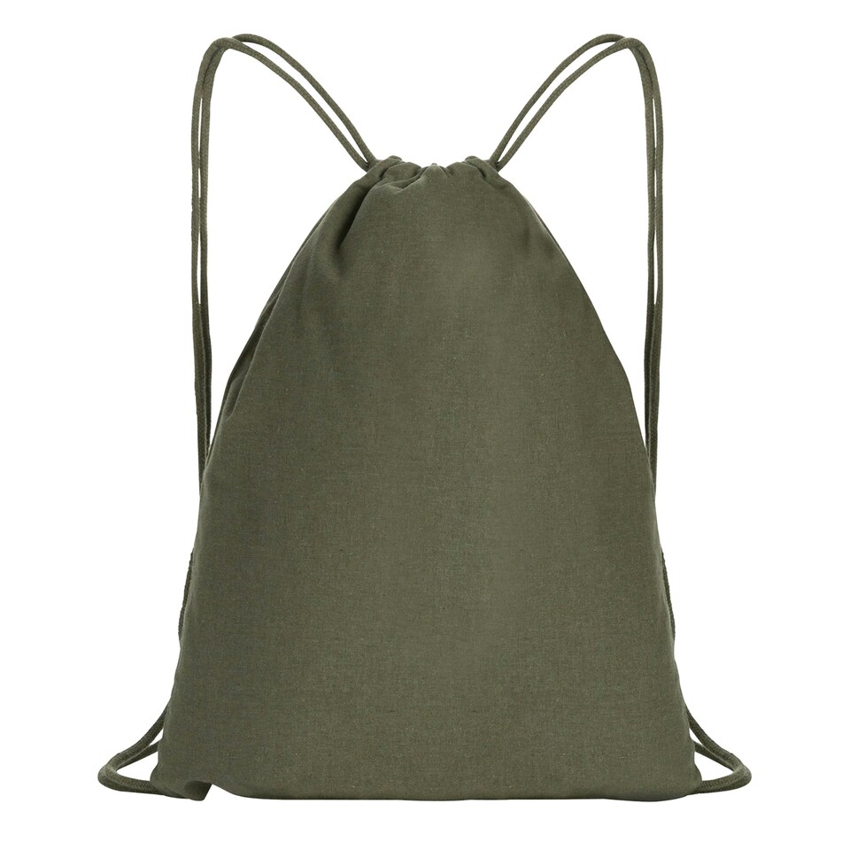 image 1 of XD Collection Impact Cotton Aware Drawstring Bag - Green - One Size Green