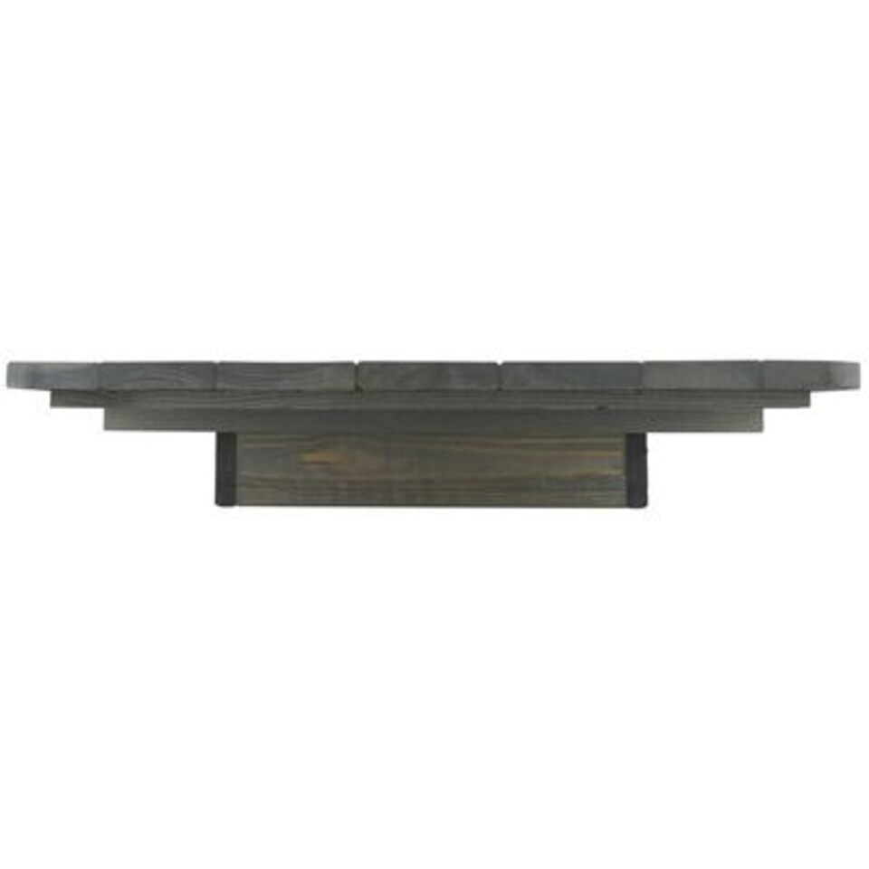 image 1 of Outdoor Beer Party Table Wood Wood Grey