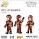 image 4 of PZL.23 Karas brick plane model - COBI 5751- 586 bricks