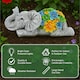 image 5 of Solar Elephant Statue (13x23x14cm) - Garden Ornament