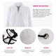 image 2 of White Gothic Shirt | White | 4XL