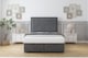 image 1 of Sloomy Pemberton Armour Coniston Ottoman Bed Base With 54" Floor Standing Headboard 2'6 Small Single | Grey | Armour | Small Single | 1