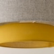 image 6 of ValueLights Mustard and Grey Herringbone Modern Ceiling Pendant Shade