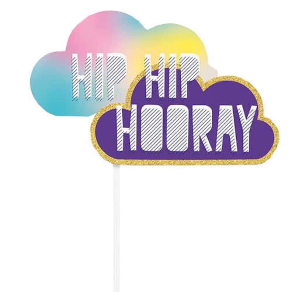 image 1 of Party Time Unicorn Photo Props - Pack of 10