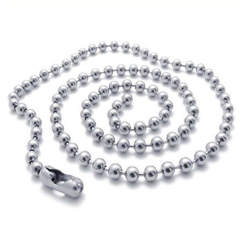 image 1 of 15cm Long Metal Ball Chain Extender for Label Tags - 100pcs