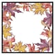 image 1 of Gold & purple leaves (Picture Frame) Black | XL