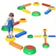 image 1 of Outsunny Eight-Piece Kids Stepping Stones w Non-Slip Surface & Bottom, for Kids