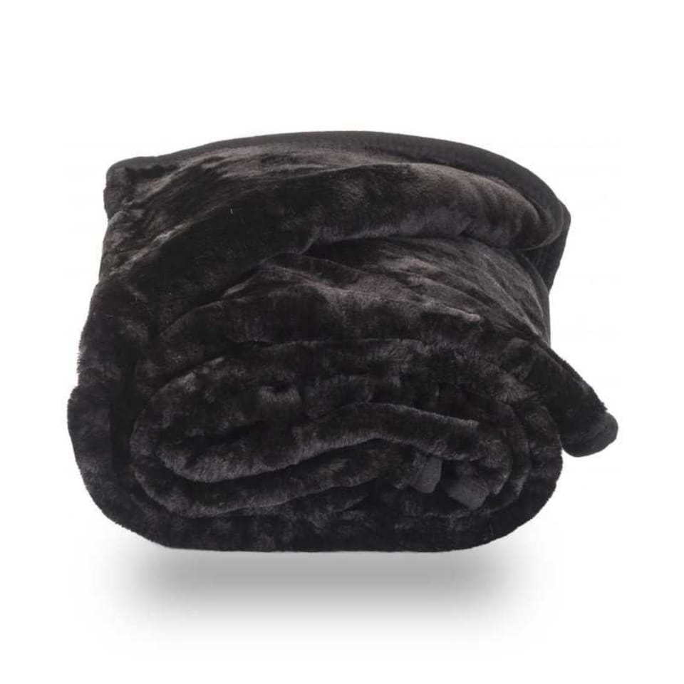 image 1 of Mink Throw Soft Touch Blanket Fleece Faux Fur 200x240cm Red