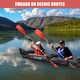 image 5 of GEEZY Inflatable Kayak Two-Person Boat with Paddle Black