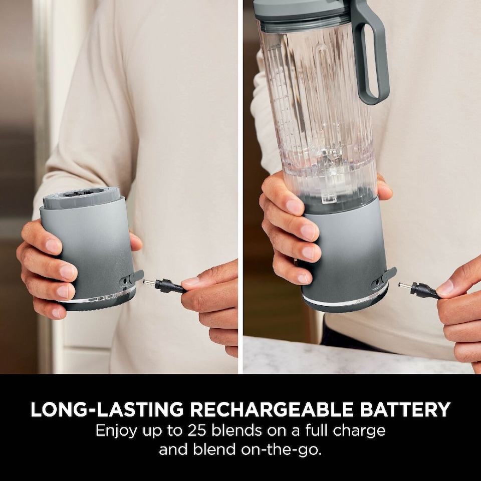 image 1 of Ninja Blast Max Portable Blender in Silver BC251UKSL | Silver | Silver | 1