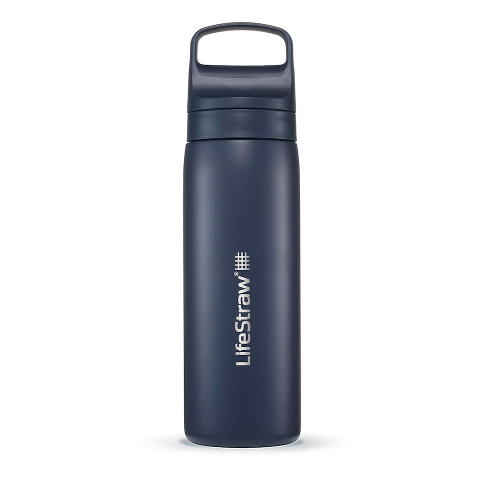 LifeStraw Go Series Stainless Steel Water Filter Bottle 500ml - Aegean Sea