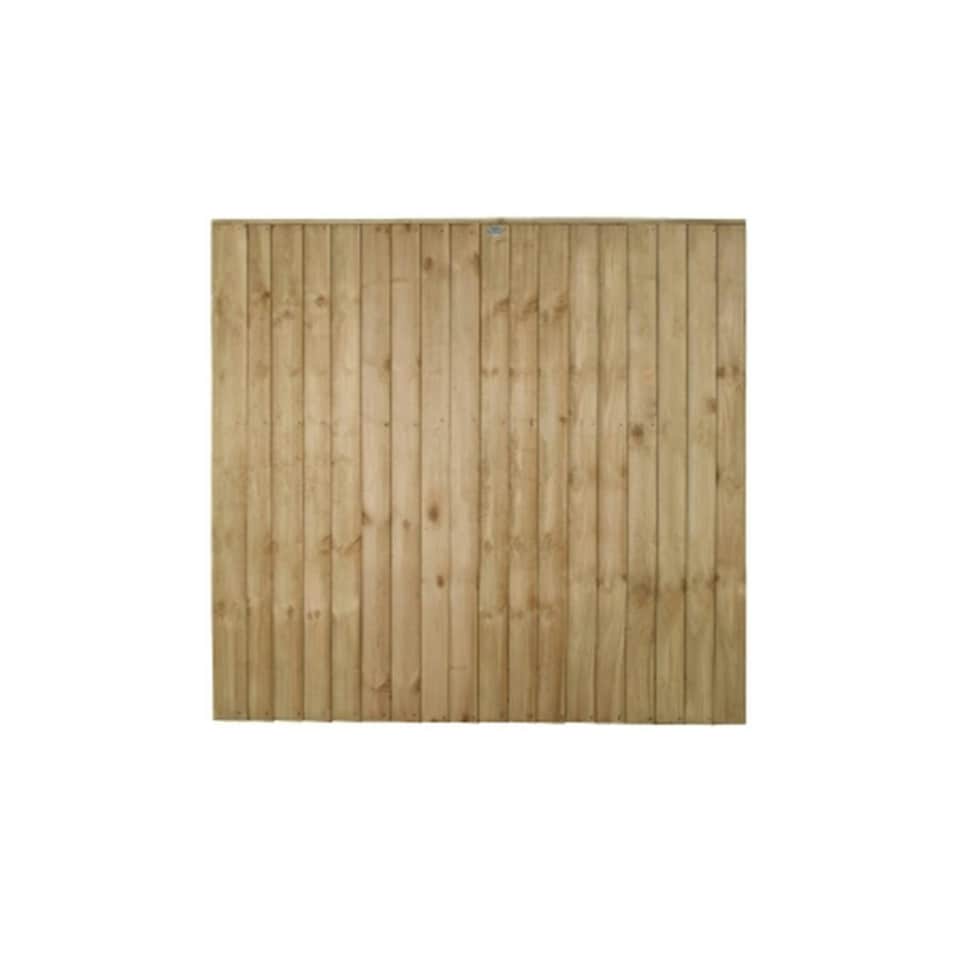 image 1 of Pack of 15 (Total 15 Unit) Pressure Treated Vertical Closeboard Fence Panel - 6ft x 5ft (1.83m x 1.68m)