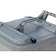 image 5 of Kerbside Compost Caddy with Locking Lid - Silver - for Food Waste Recycling (23 Litre) - Plastic Bin with Composting Guide