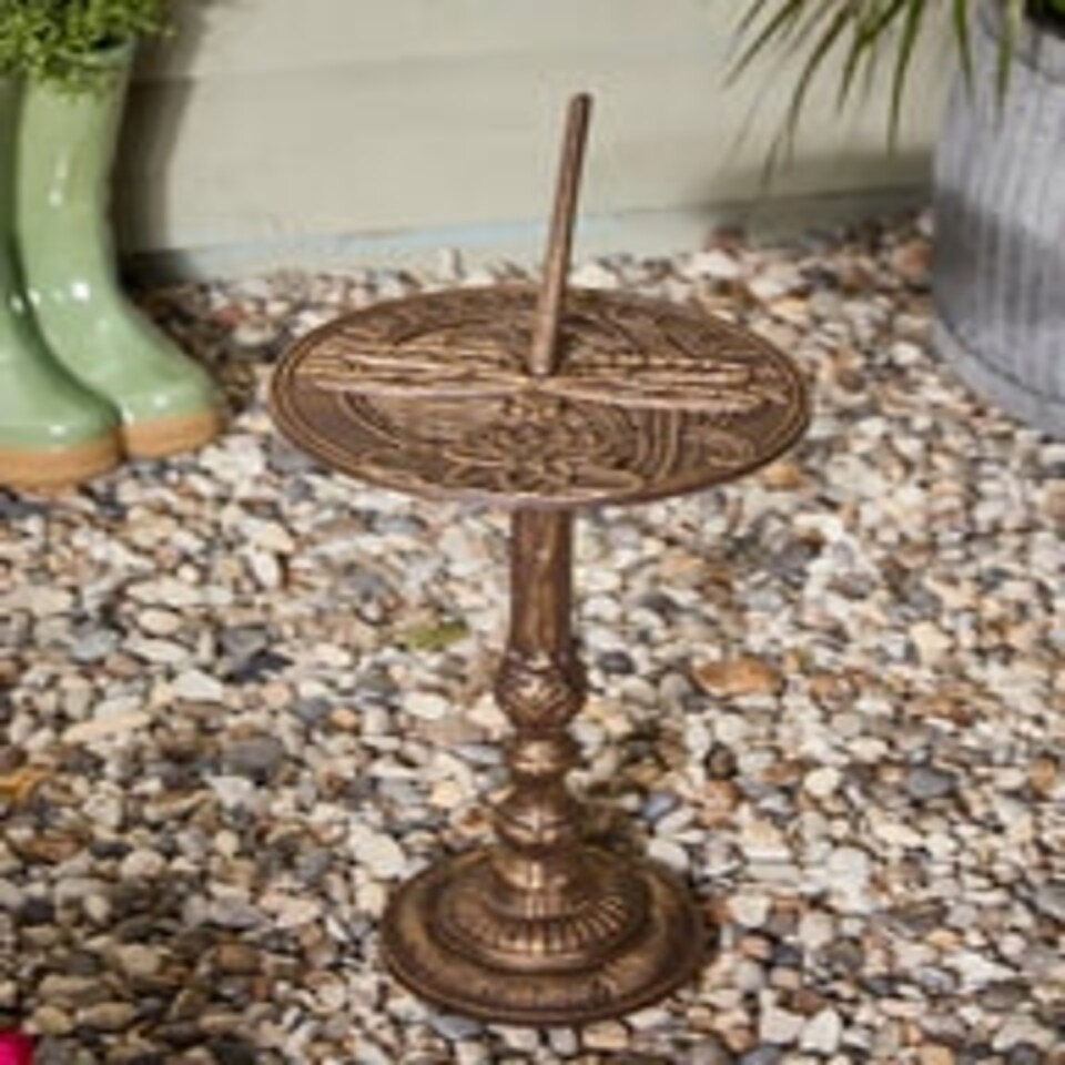 image 1 of Cast Iron Dragonfly Sundial
