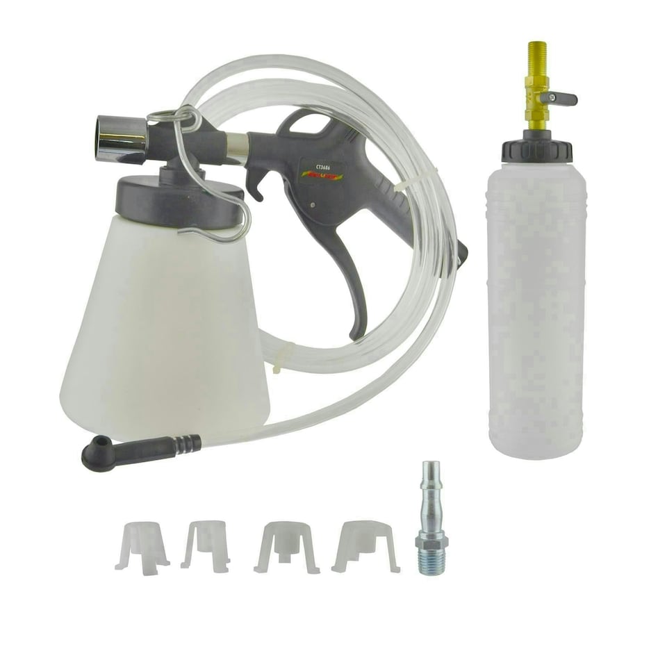 image 1 of Easy Bleed Brake & Clutch Bleeder Bleeding Vacuum 1ltr Hand held Pump