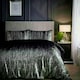 image 4 of Portfolio Home Marseilles Printed Velvet Metallic Duvet Cover Set With Pillow Cases Cream | Single