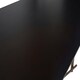 image 4 of Interiors by Premier Dark Wood Top Sleek Dining Table, Rectangle Dining Room Table with Geometric Design, 6 People Space Black