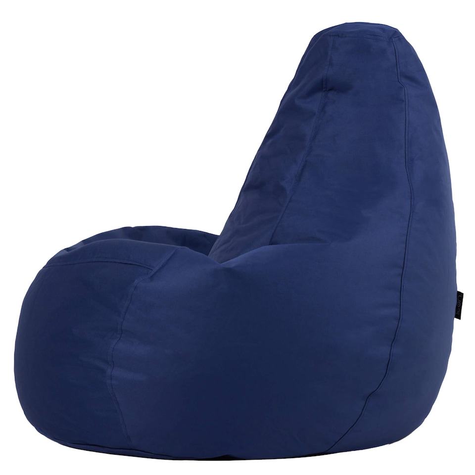 image 1 of Icon Dalton High Back Adult Gaming Indoor Outdoor Bean Bag Chair, Navy