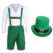 Irish Leprechaun Costume Green | M