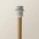 image 4 of ValueLights Heather Light Wood Floor Lamp Base Only