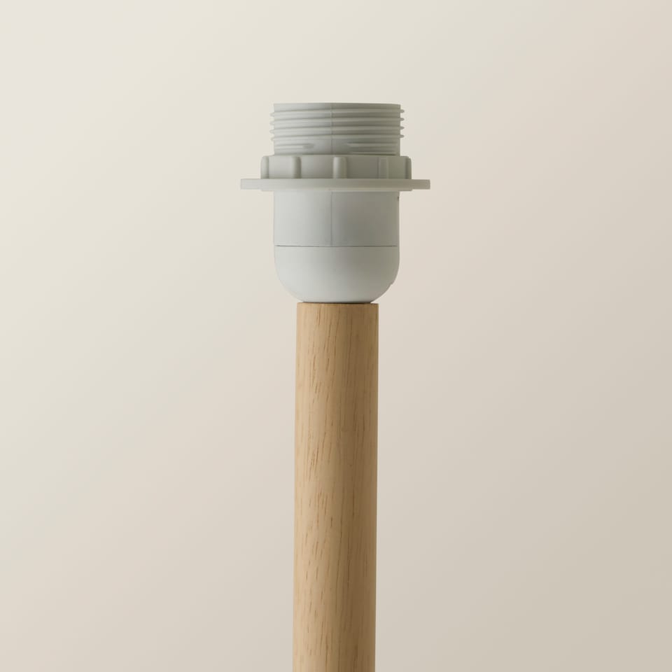 image 1 of ValueLights Heather Light Wood Floor Lamp Base Only