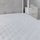 image 4 of 12INCH Deep Quilted Mattress Protector Microfibre Soft Touch Fitted Sheet White | Double