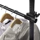 image 6 of House of Home Telescopic Clothes Rail Triple Wardrobe Hanging Rack Adjustable Storage Black | Black | Not provided