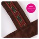 image 3 of Brown Bavarian Costume - with Brown Hat & Socks Brown | 2XL