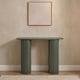 image 1 of OHS Madison Console Table Ribbed Engineered Wood Entryway Display Desk