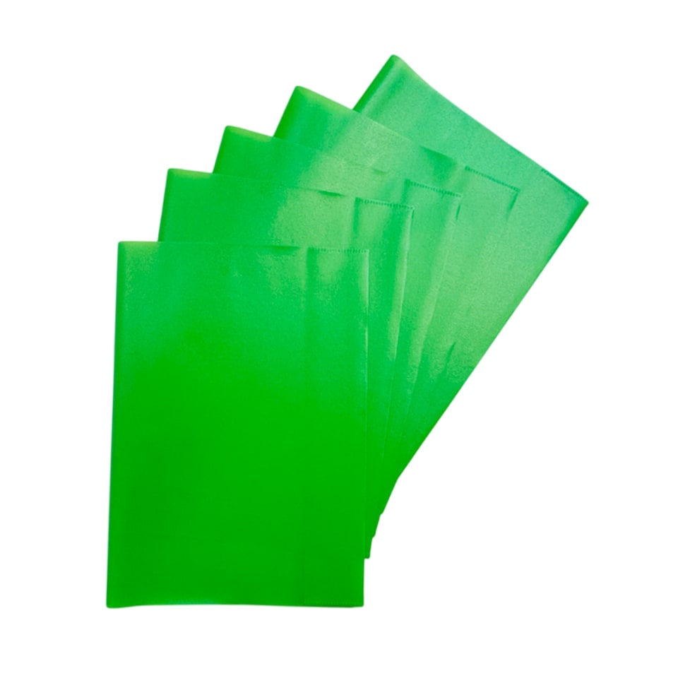 image 1 of Pack of 10 A4 Frosted Green Exercise Book Covers