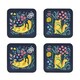 image 1 of Ulster Weavers Marmalade Meadow Set of 4 Coasters
