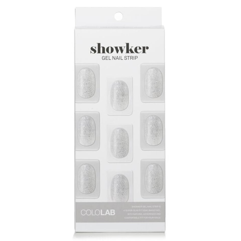 image 1 of Showker Gel Nail Strip # Cng803 Twinkle Moonlight - 1pcs