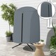 image 2 of Outsunny Hanging Egg Chair Cover Garden Swing Chair Cover Waterproof, Black Grey