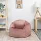 image 3 of icon Kids Aurora Velvet Bean Bag Chair Dusk Pink Childrens Bean Bags Pink